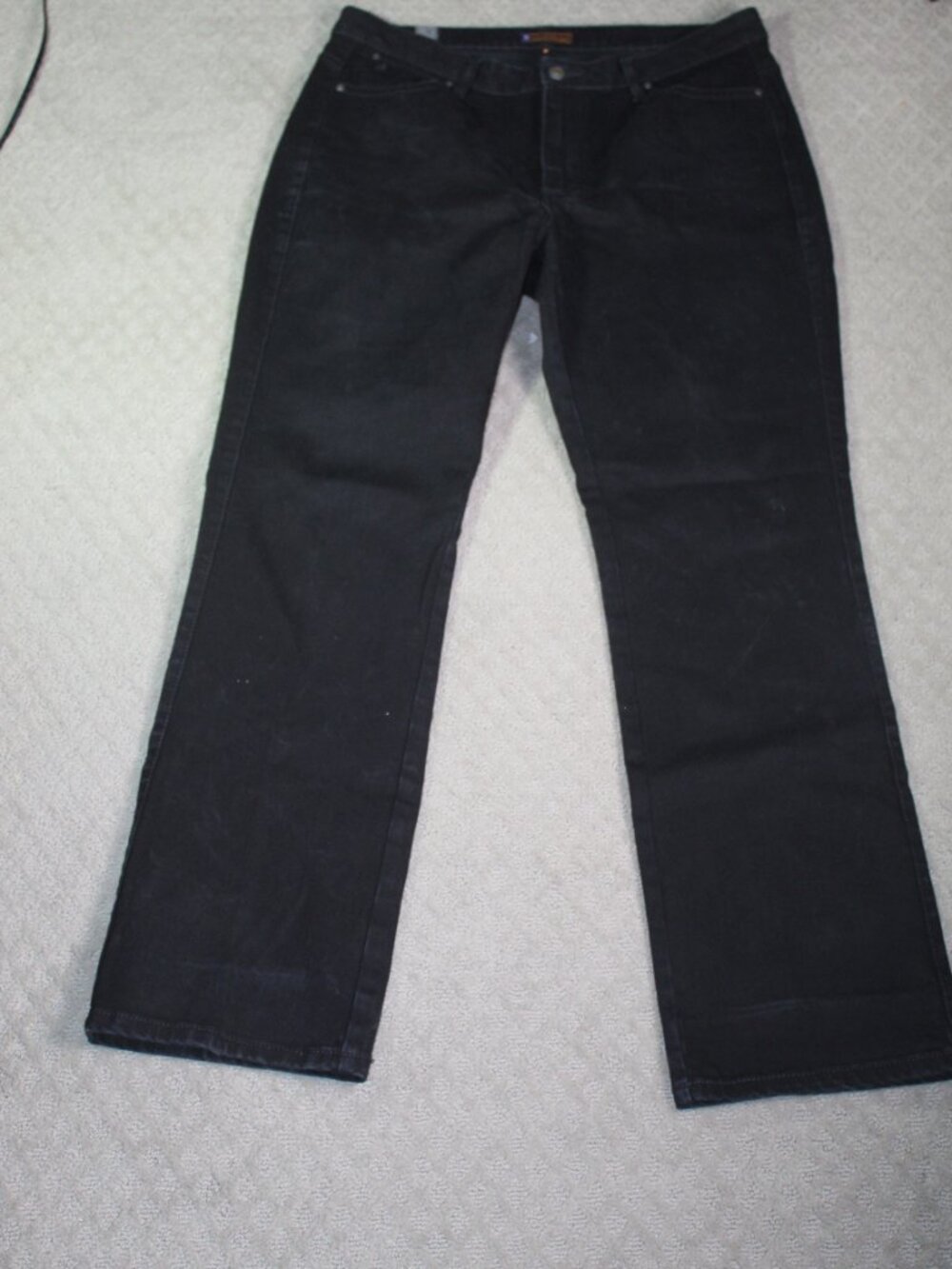 Aura Size 16L Long Rise Black Long Rise Jeans